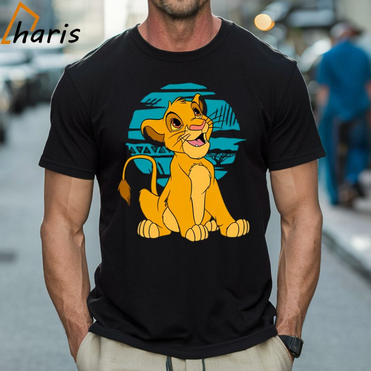 The Lion King Simba Happy Blue Moon Disney Dad Shirt 1 Shirt