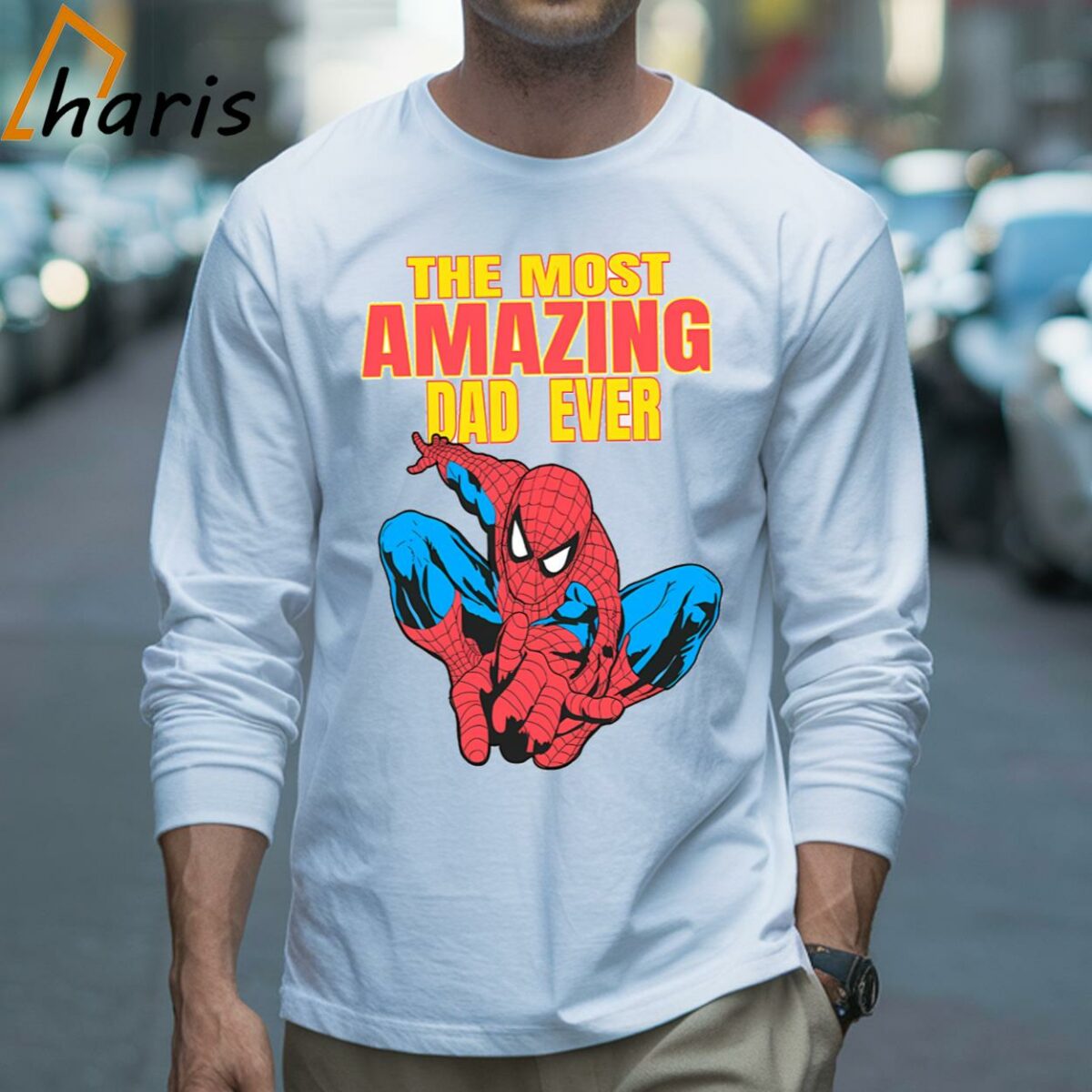 The Most Amazing Dad Ever Spider Man Shirt 3 Long sleeve shirt