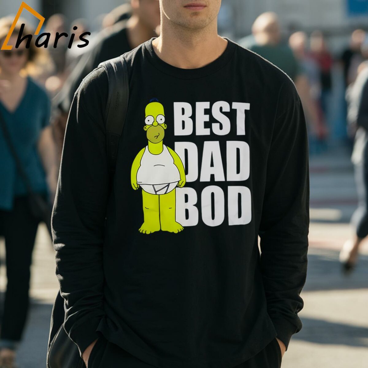 The Simpsons Homer Simpson Best Dad Bod T shirt Official 3 Long Sleeve Shirt