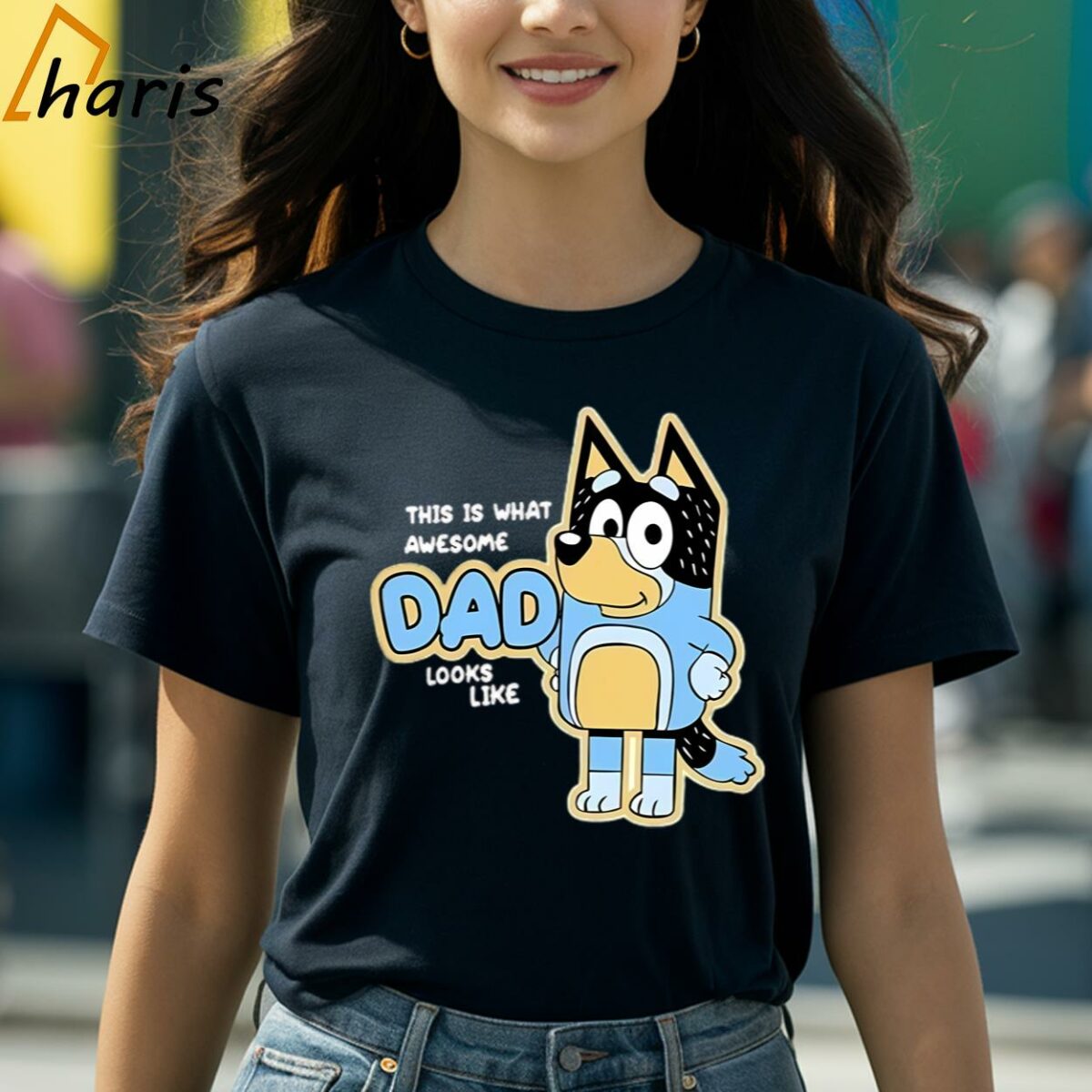 This Is What Awesome Dad Look Like Bluey Shirt 2 Shirt