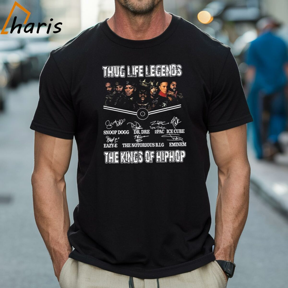 Thug Life Legends The Kings Of Hip Hop Eminem Snoop Dogg Signatures shirt 1 Shirt