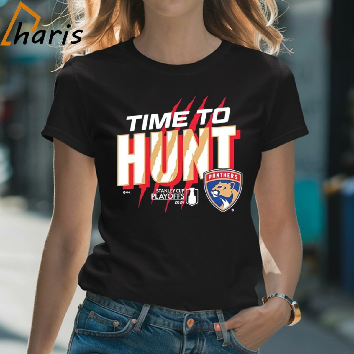 Time To Hunt Florida Panthers 2024 Stanley Cup Playoffs Shirt 2 Shirt
