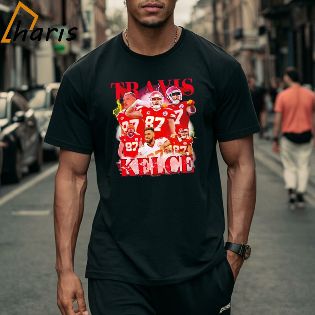 Travis Kelce Kansas City Chiefs Graphic Retro Shirt 2 Shirt