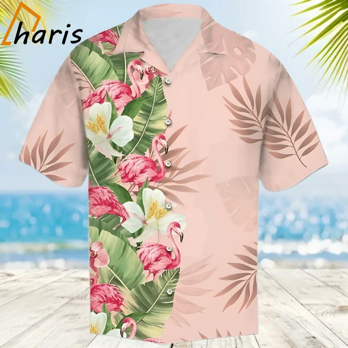 Tropical Flamingo And Banana Leaf Pattern Trendy Hawaiian Shirt 2 2