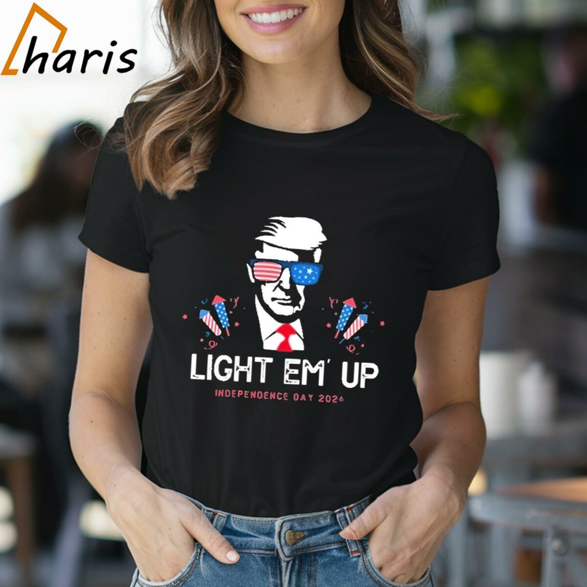 Trump Light Em Up Independence Day 2024 Shirt 1 Shirt