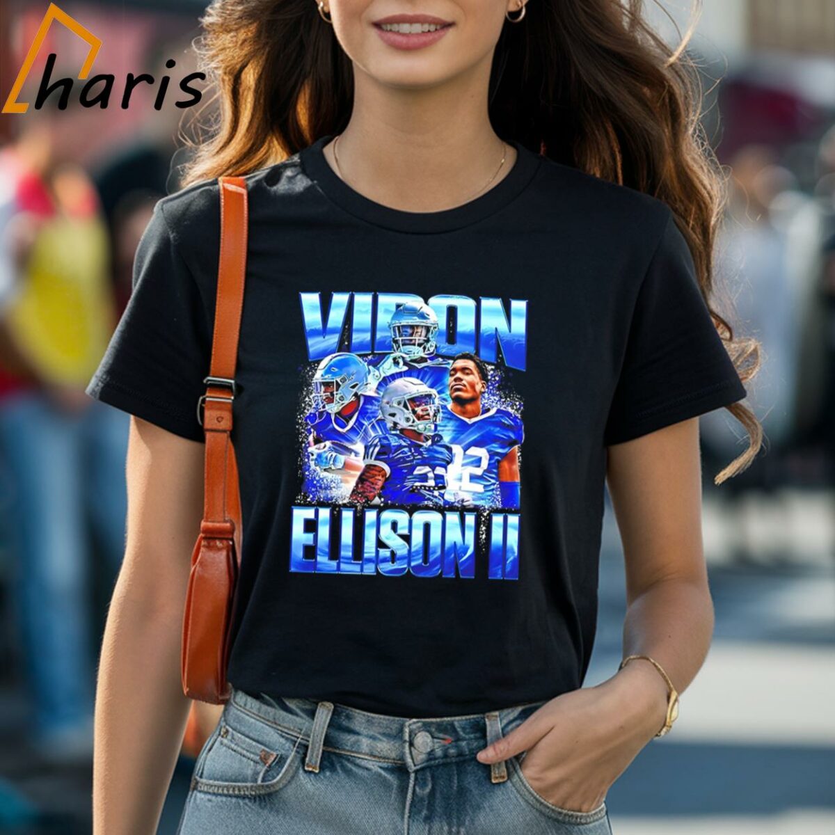 Tulsa Golden Hurricane Viron Ellison II Veii Graphic Shirt 1 Shirt