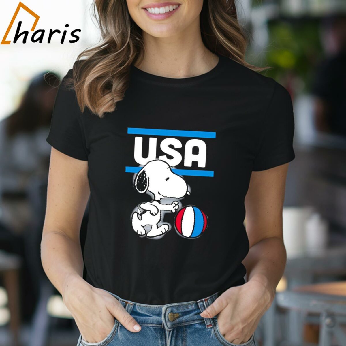 USA Snoopy Basketball Cartoon Shirt 1 Shirt
