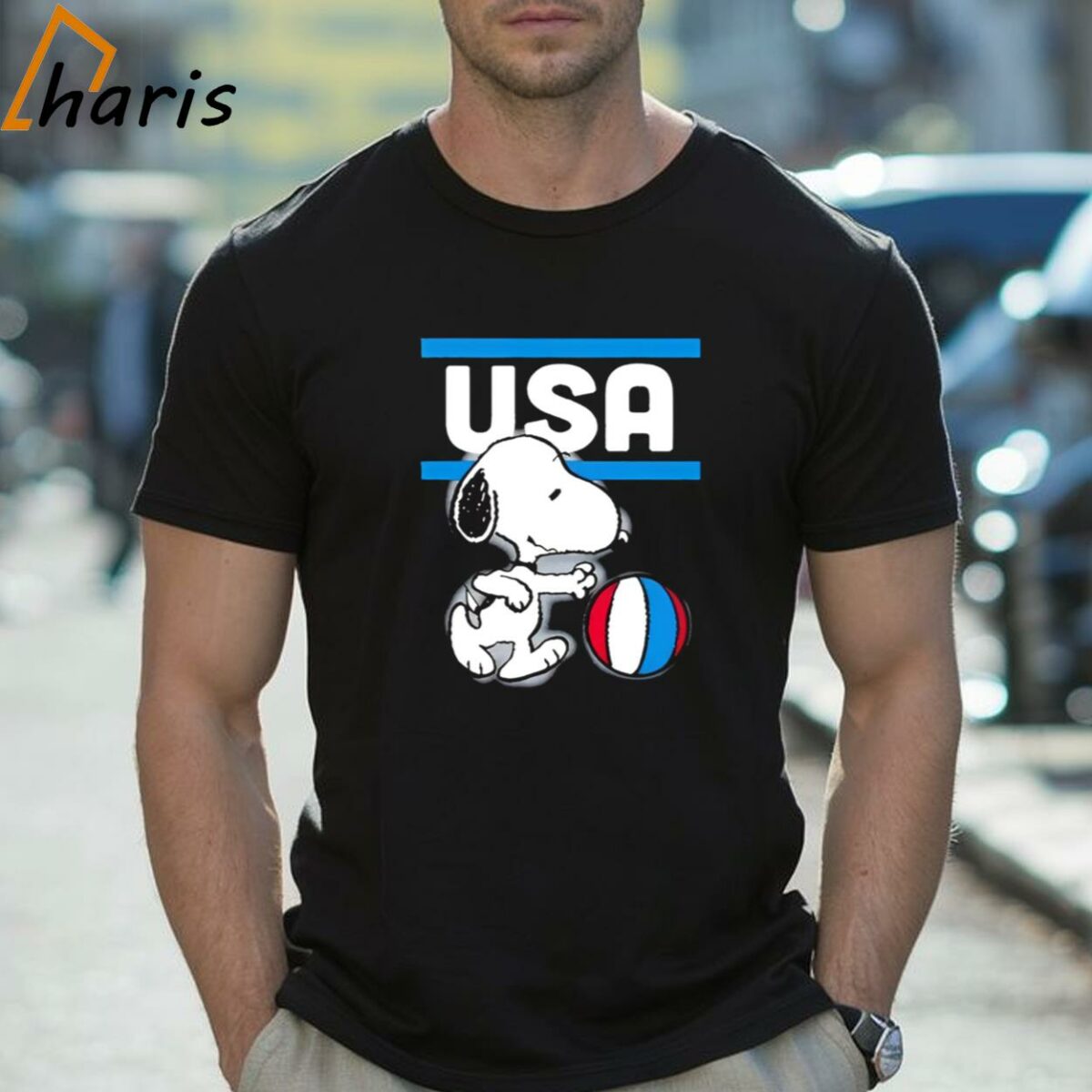 USA Snoopy Basketball Cartoon Shirt 2 Shirt