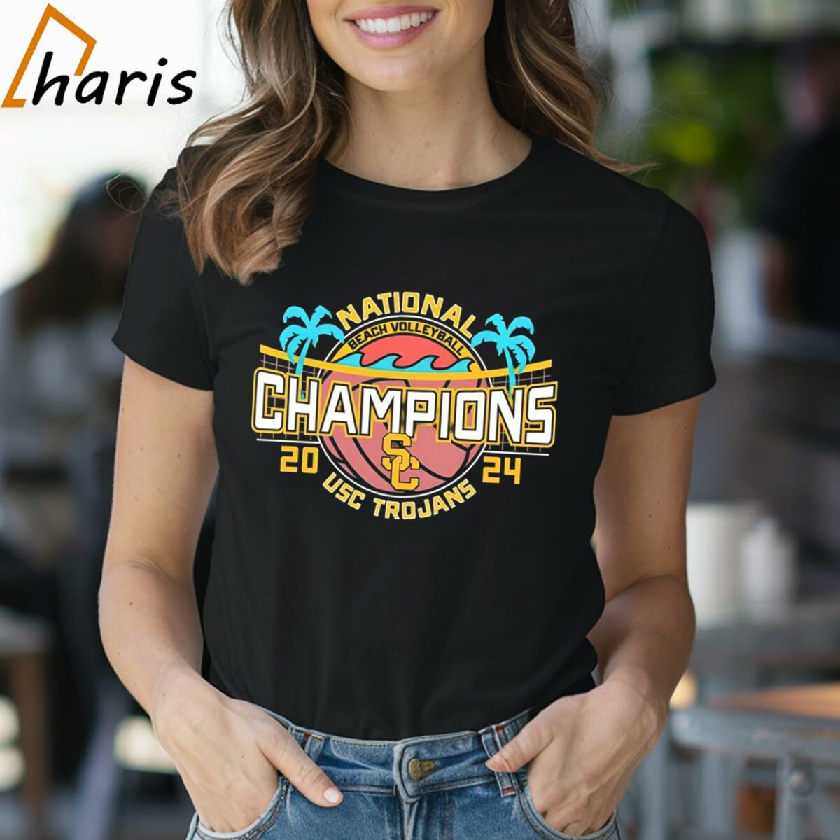 USC Trojans 2024 NCAA Beach Volleyball National Champions Shirt 1 Shirt