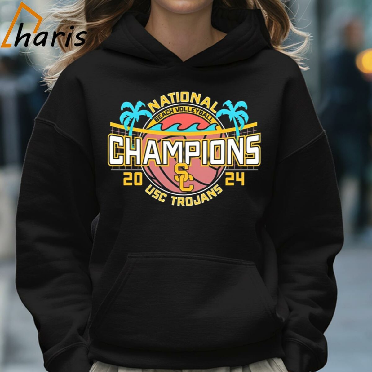 USC Trojans 2024 NCAA Beach Volleyball National Champions Shirt 5 Hoodie