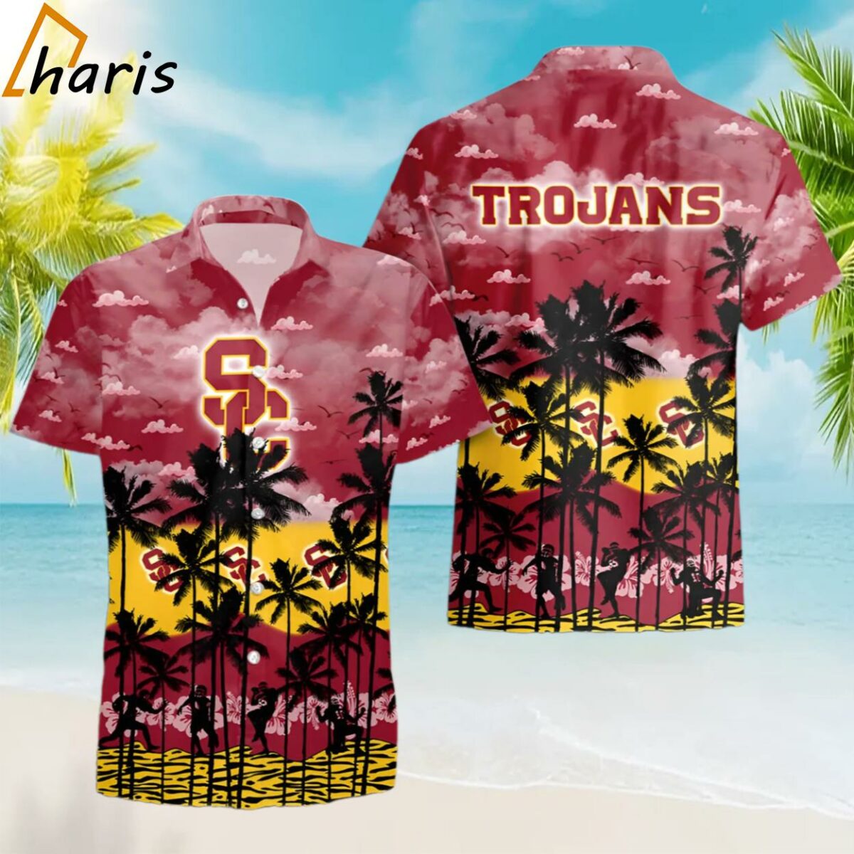 USC Trojans Hawaiian Shirt Gifts For Sports Fan 1 1