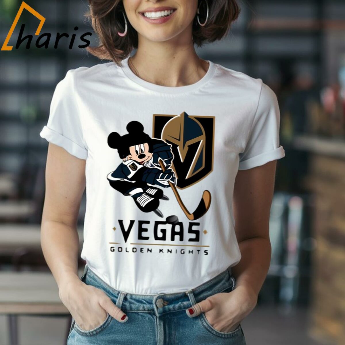 Vegas Golden Knights Mickey Mouse Play Hockey Shirt 1 Shirt