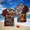 Washington Commanders NFL Floral Summer Hawaiian Shirt 1 1