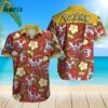 Water Type Legendary Pokemon Tropical Red Yellow Hawaiian Shirt 2 2