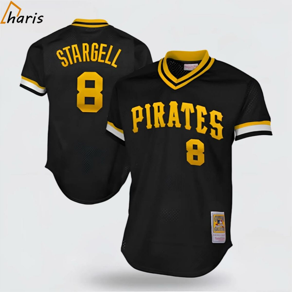 Willie Stargell Black Pittsburgh Pirates Authentic Cooperstown Collection Mesh Batting Practice Jersey 1 jersey