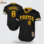 Willie Stargell Black Pittsburgh Pirates Authentic Cooperstown Collection Mesh Batting Practice Jersey 1 jersey