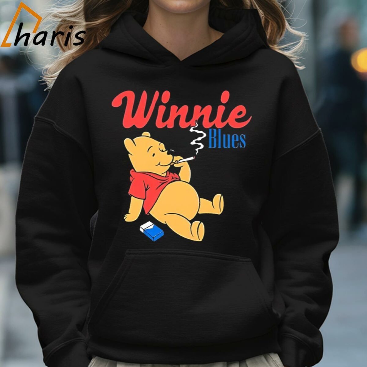 Winnie Blues Smoking Shirt Winnie The Pooh Disney 5 Hoodie