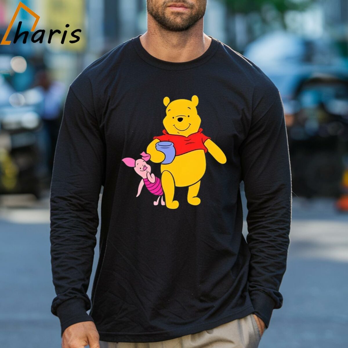 Winnie The Pooh Cartoon Shirt Winnie The Pooh Disney Character 3 Long sleeve shirt