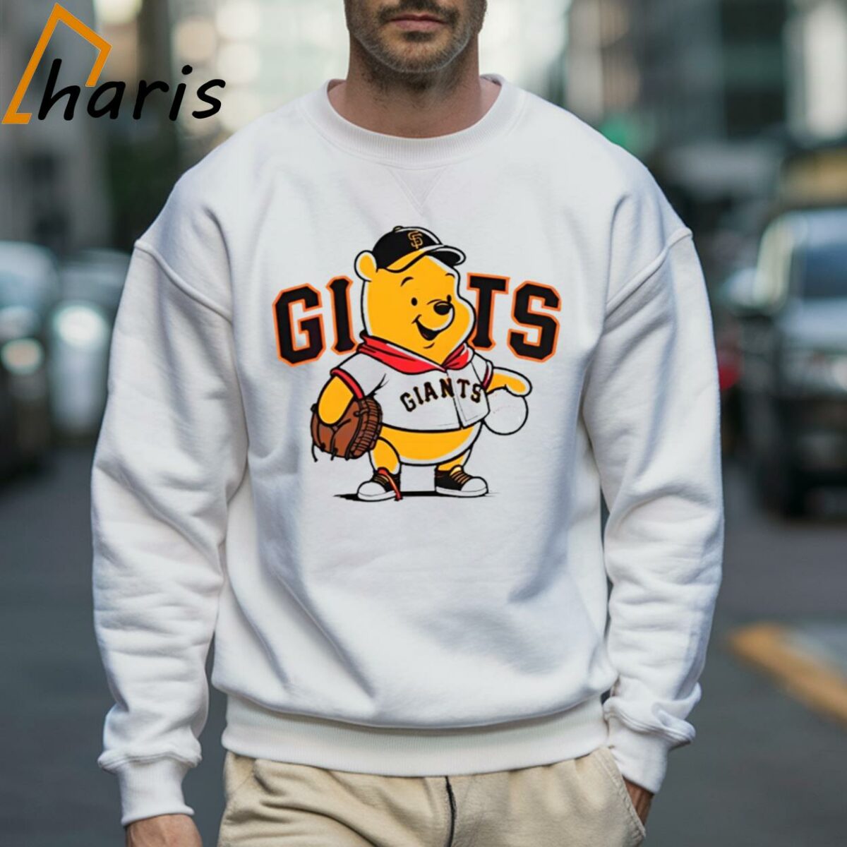 Winnie The Pooh San Francisco Giants Baseball Shirt 3 Sweatshirt