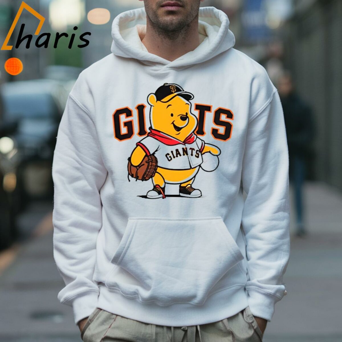 Winnie The Pooh San Francisco Giants Baseball Shirt 5 Hoodie