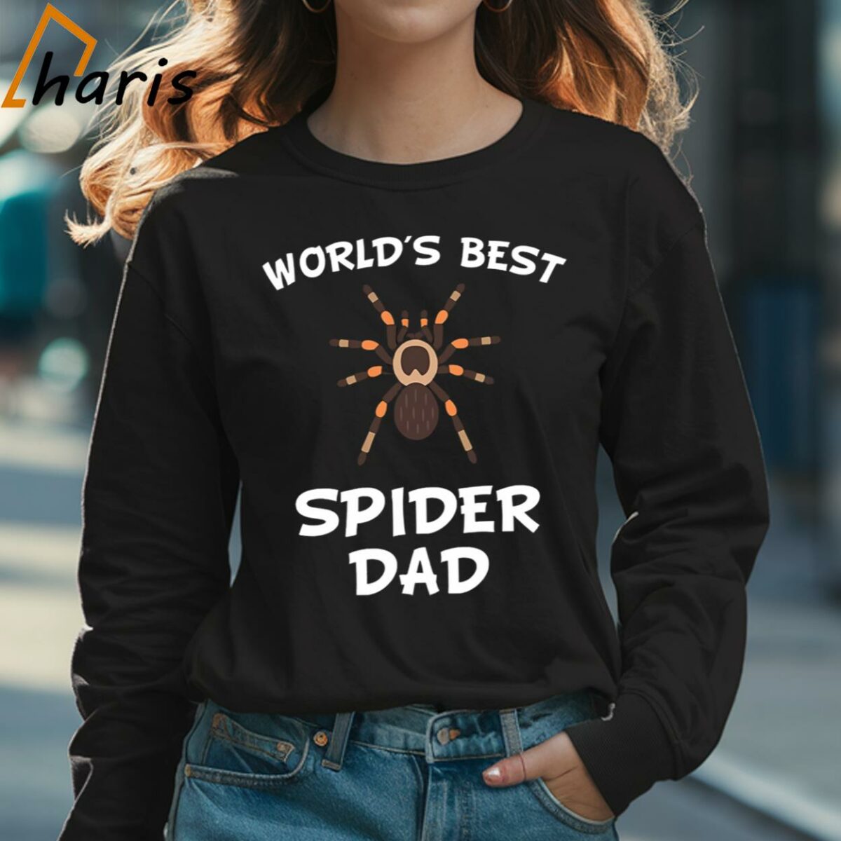 Worlds Best Spider Dad Shirt 3 Long sleeve shirt