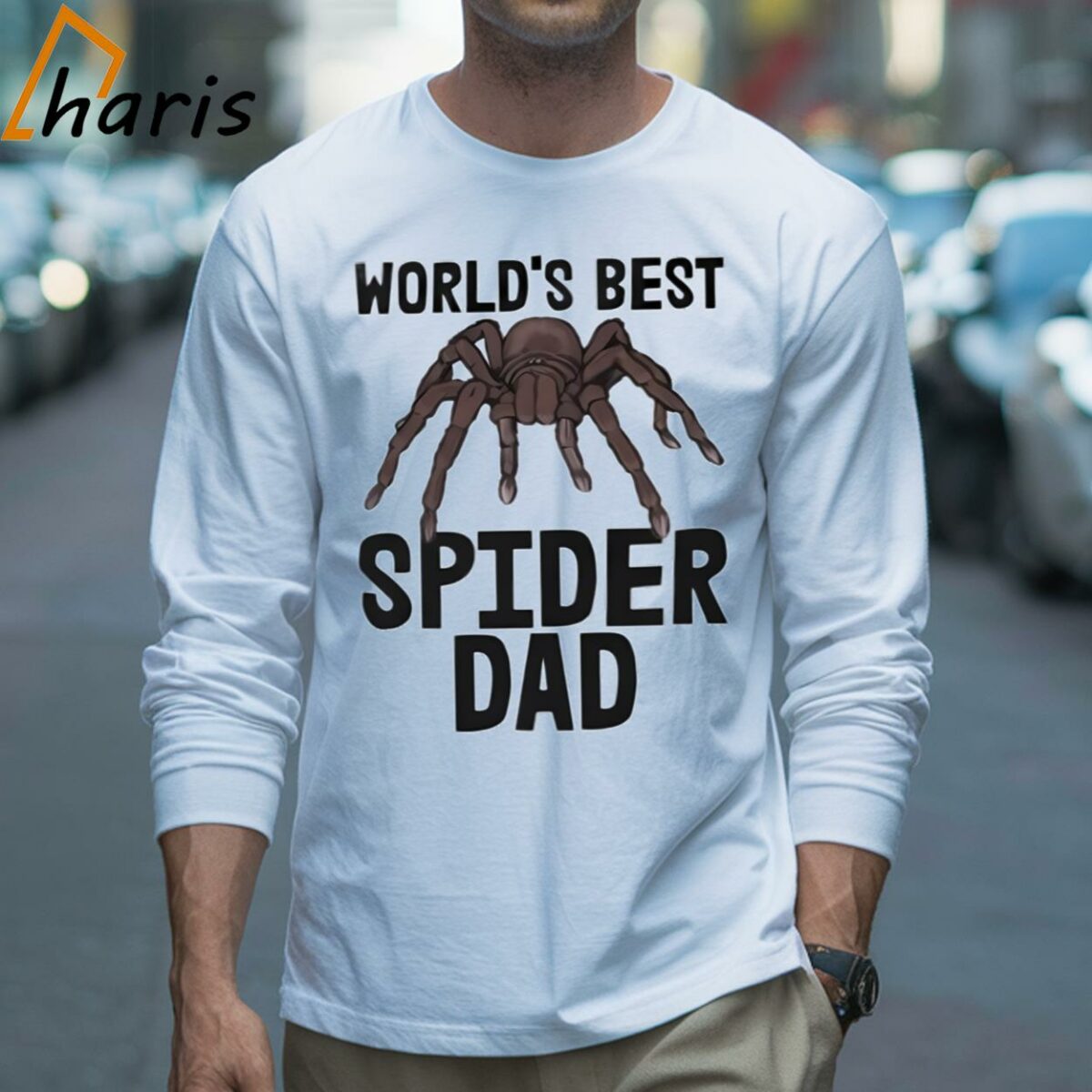 Worlds Best Spider Dad Shirts 3 Long sleeve shirt
