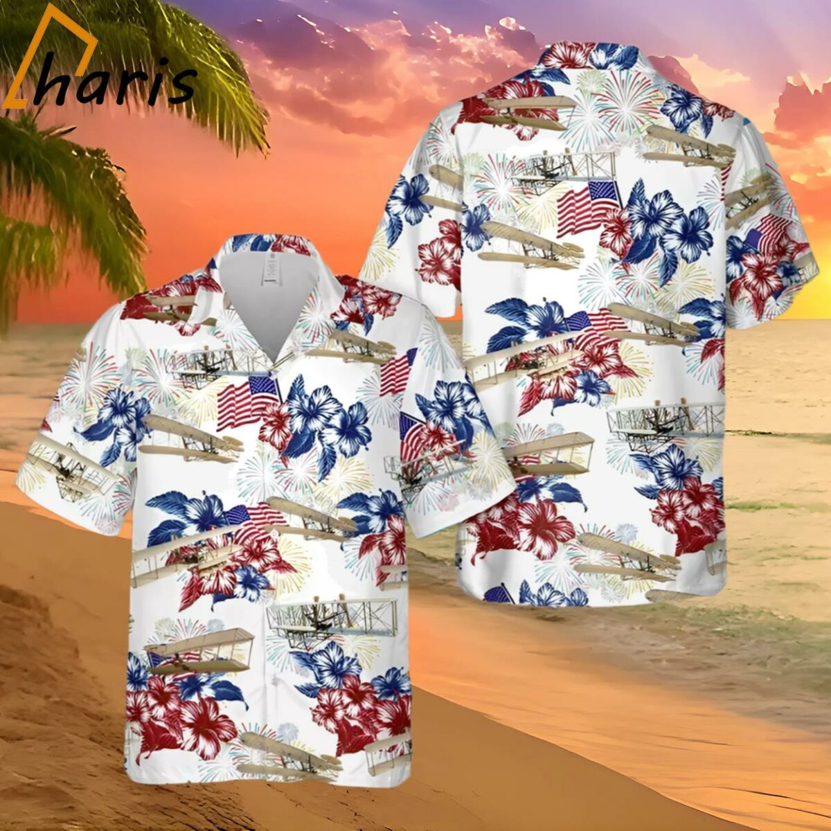 Wright Flyer 4Th Of July Trendy Hawaiian Shirt 2 2