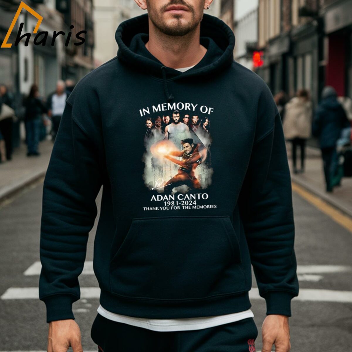 X men In The Memory Of Adan Canto 1981 2024 Thank You For The Memories Signature T shirt 5 Hoodie
