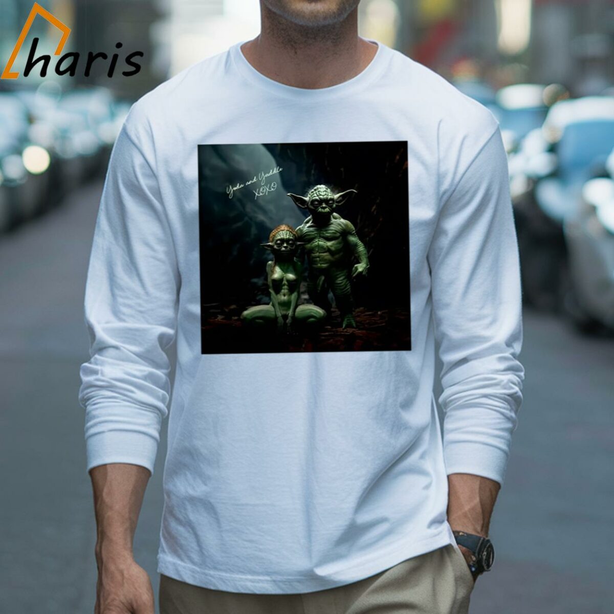 Yoda and Yaddle Xoxo Shirt 3 Long sleeve shirt