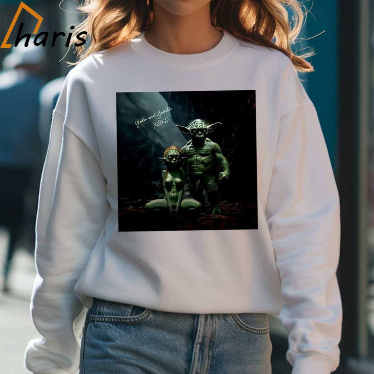 Yoda and Yaddle Xoxo Shirt 4 Sweatshirt