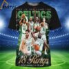 2023 24 NBA Champions Boston Celtics SLAM Presents 18 Rings 3D Shirt 2 2