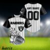 3D Personalized NFL Las Vegas Raiders Baseball Jersey 1 1
