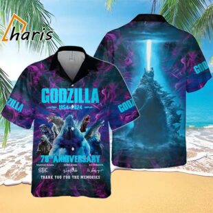 70th Anniversary Godzilla Hawaiian Shirt 1 1