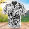 Ahegao Manga Collage Button Up Hawaiian Shirt 2 2