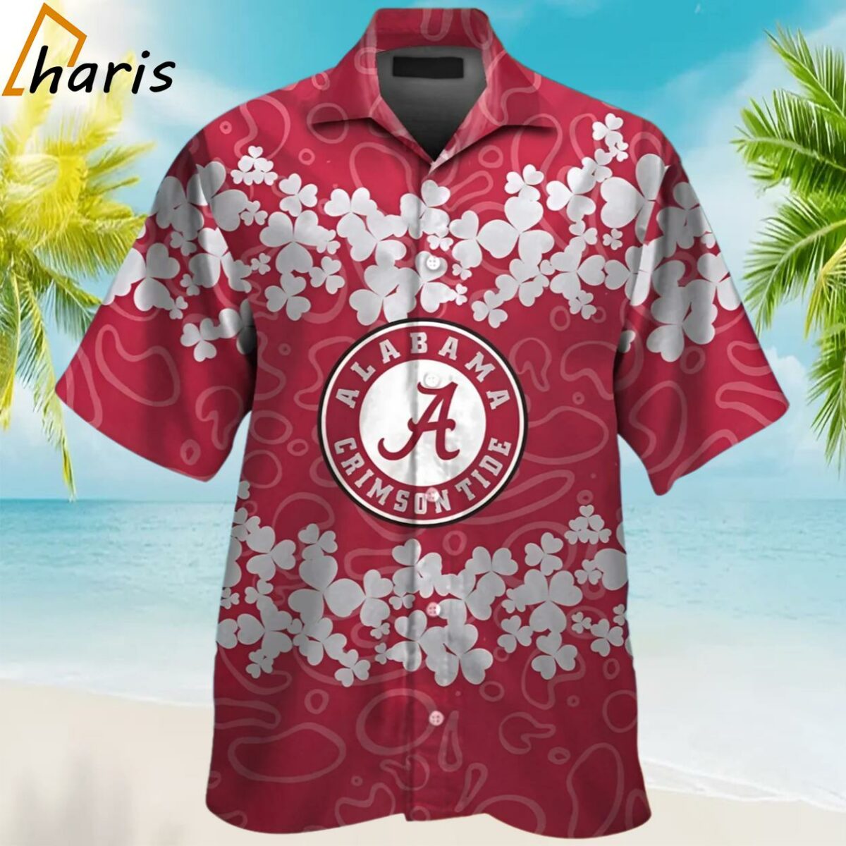 Alabama Crimson Tide Clove Tropical Hawaiian Shirt 1 1
