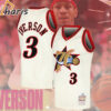 Allen Iverson Cream Philadelphia 76ers Chainstitch Jersey 1