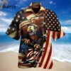 American Flag Eagle Print Collar Trendy Hawaiian Shirt 1 1