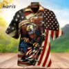 American Flag Eagle Print Collar Trendy Hawaiian Shirt 2 2