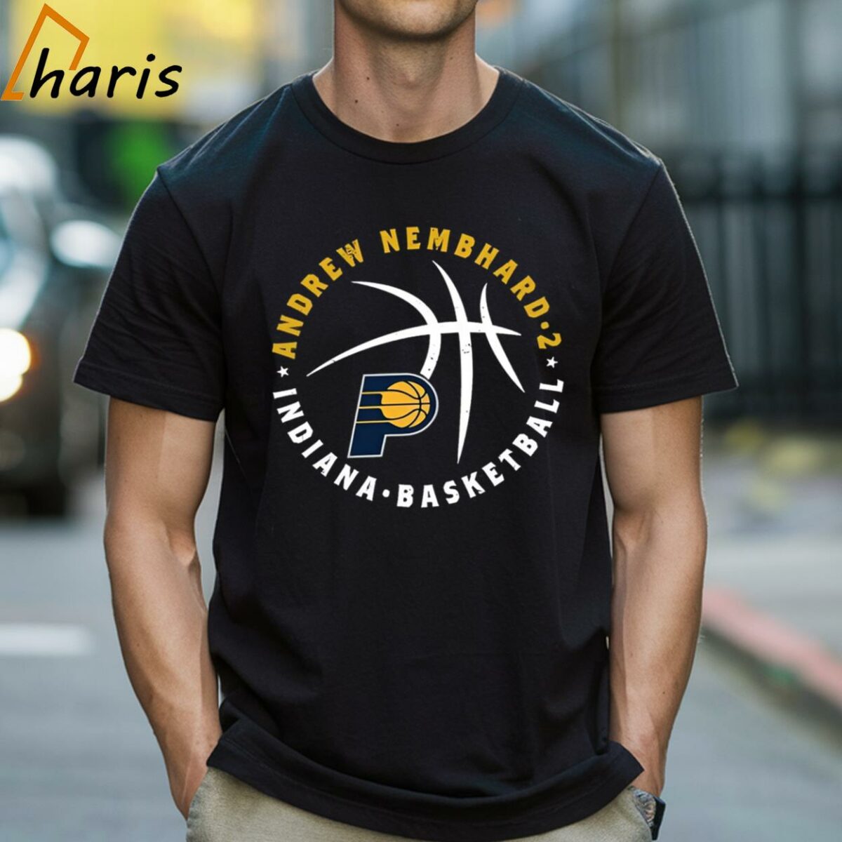 Andrew Nembhard 2 Ball Player Indiana Pacers Basketball Logo 2024 Shirt 1 Shirt