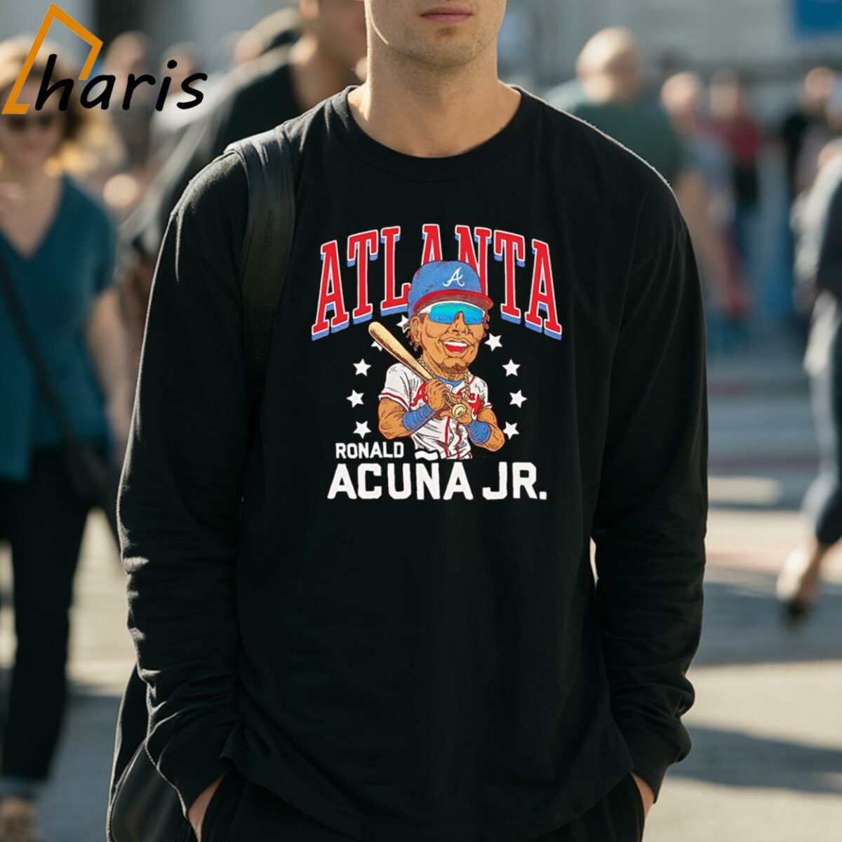 Atlanta Braves Ronald Acuna Jr Shades Shirt 3 Long Sleeve Shirt