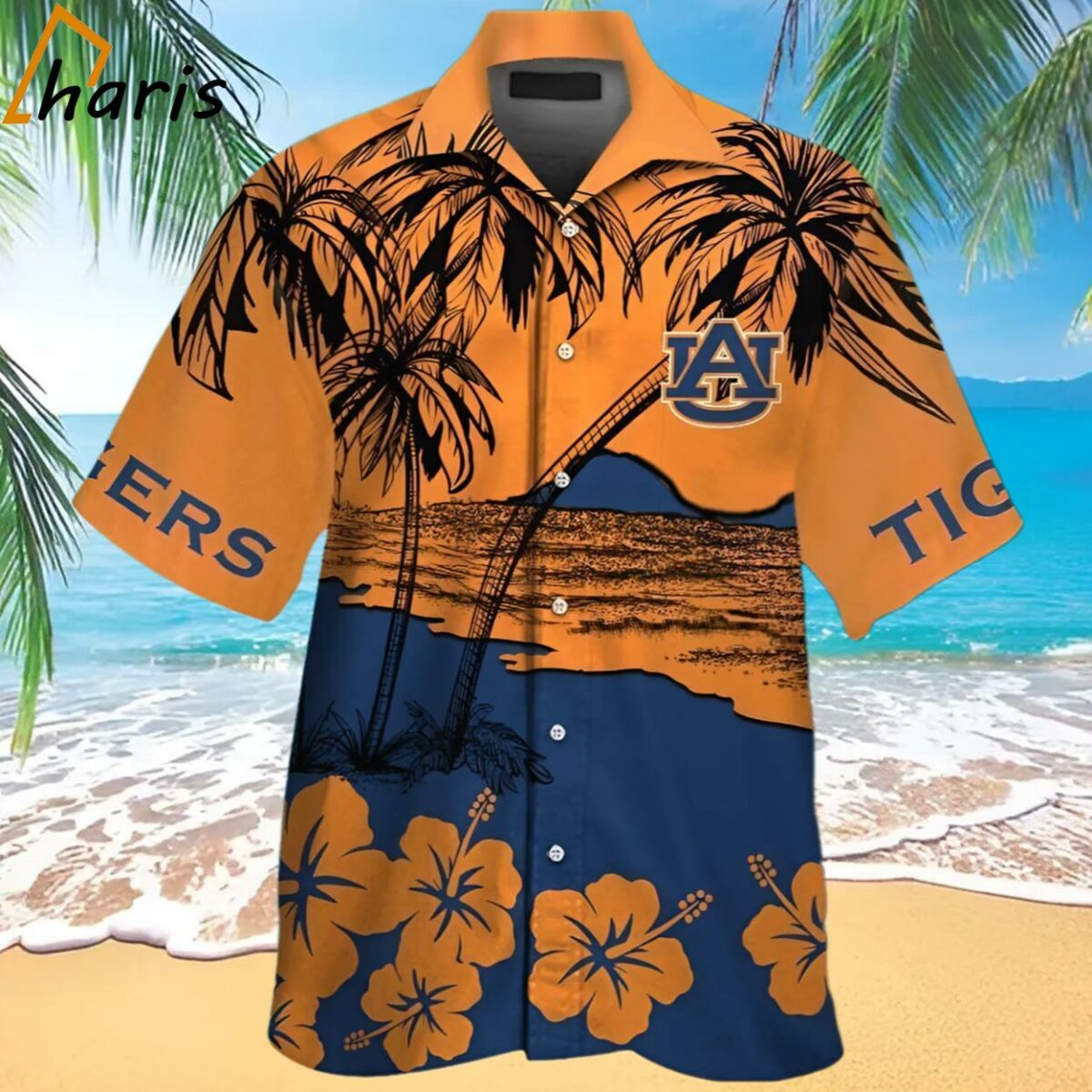 Auburn Tigers Button Up Hawaiian Shirt 1 1