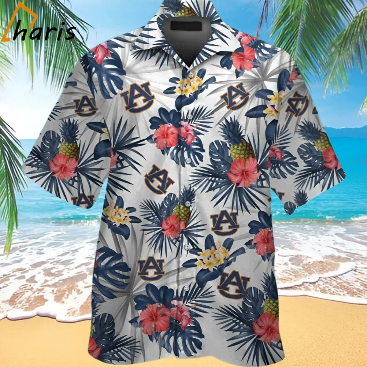 Auburn Tigers Hawaiian Shirt Tropical Button Up Exclusive Design 1 1