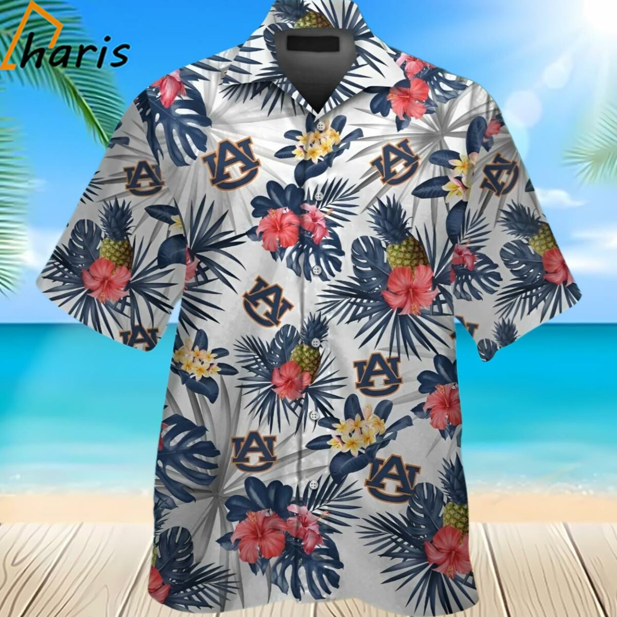 Auburn Tigers Hawaiian Shirt Tropical Button Up Exclusive Design 2 2