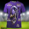Baltimore Ravens NFL New Season Helmet Details 3D Shirt 1 1