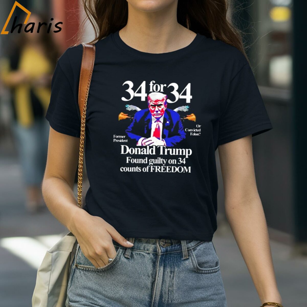 Barely Legal Clothing Donald Trump Found Guilty On 34 Counts Of Freedom Shirt 2 shirt
