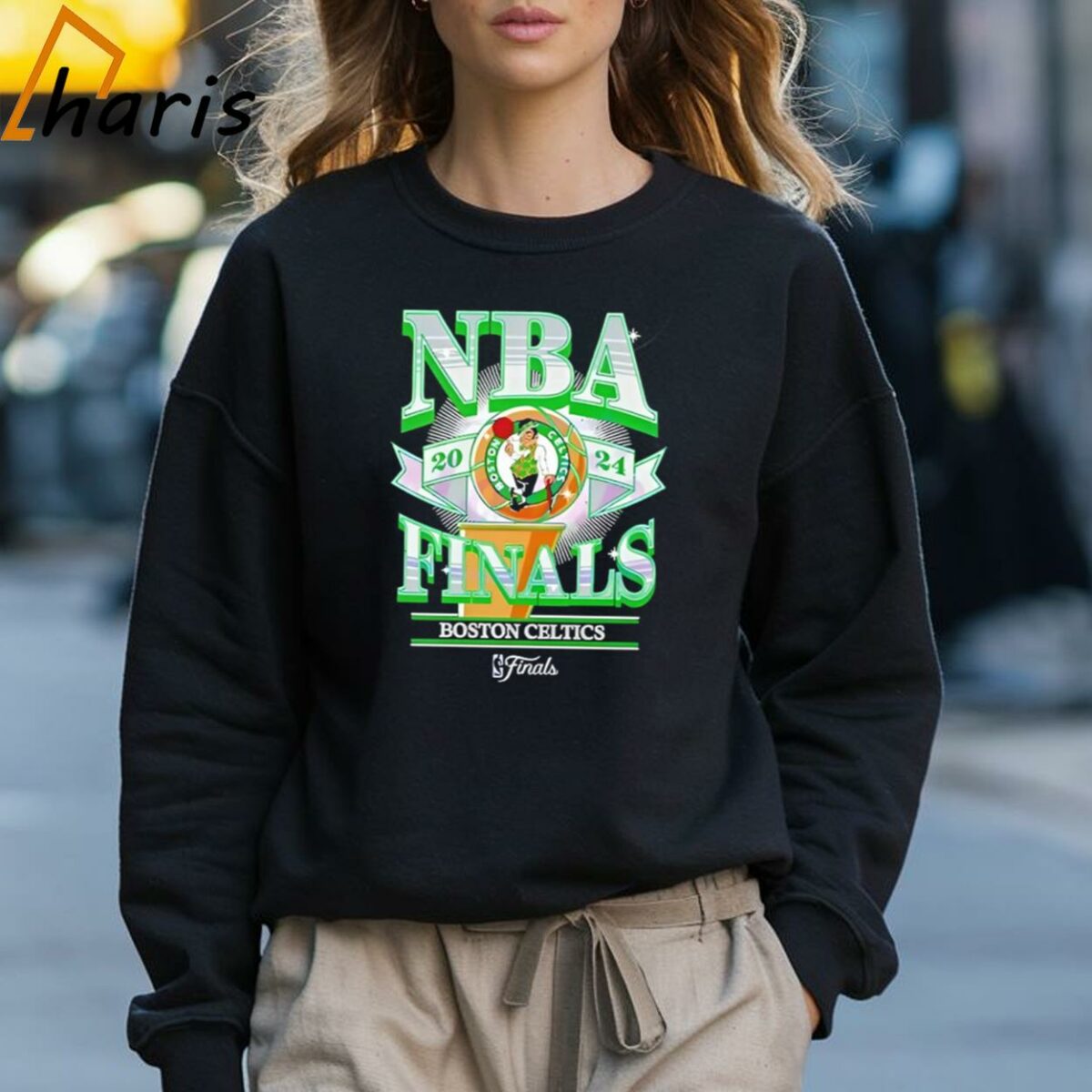 Basketball NBA 2024 Finals Boston Celtics Shirt 3 Sweatshirt
