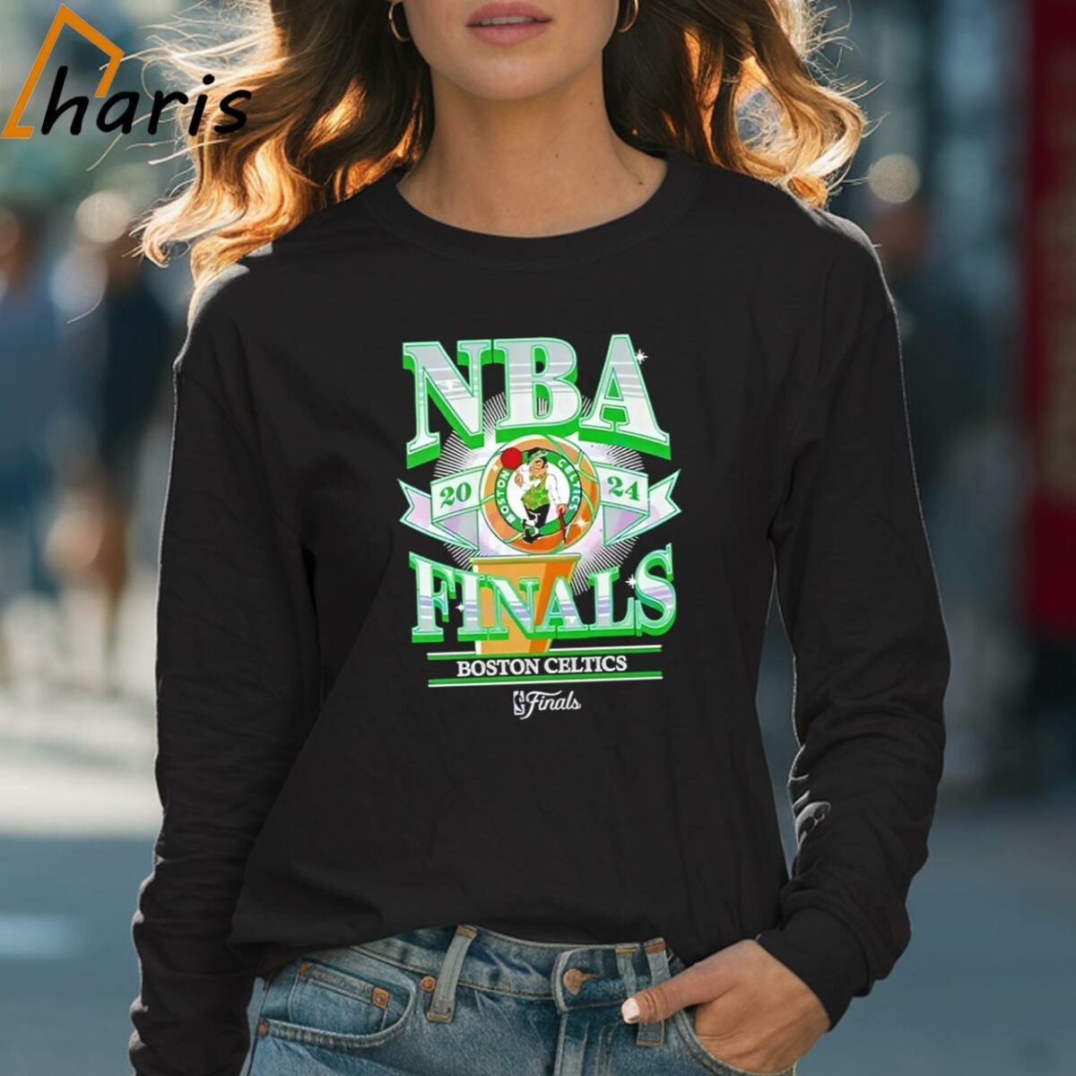 Basketball NBA 2024 Finals Boston Celtics Shirt 4 Long sleeve shirt