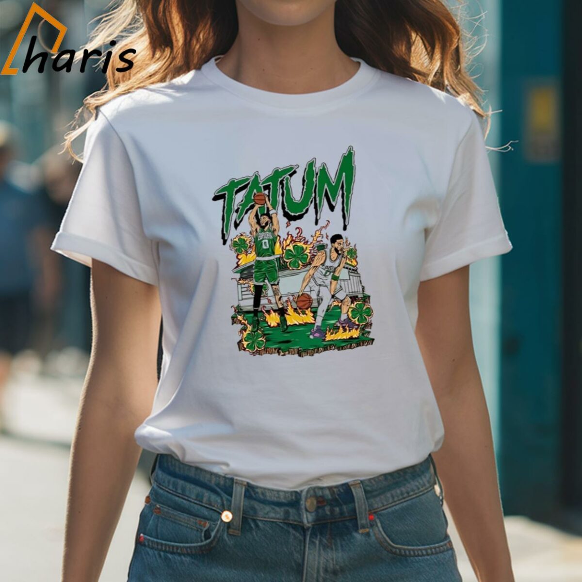 Boston Celtics Jayson Tatum Burning Shirt 1 Shirt