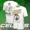 Boston Celtics Nike White 2024 NBA Finals Champions Celebration Roster T Shirt 1