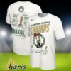 Boston Celtics Nike White 2024 NBA Finals Champions Celebration Roster T Shirt 3 3
